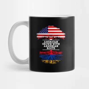 American Grown With Armenian Roots - Gift for Armenian From Armenia Mug